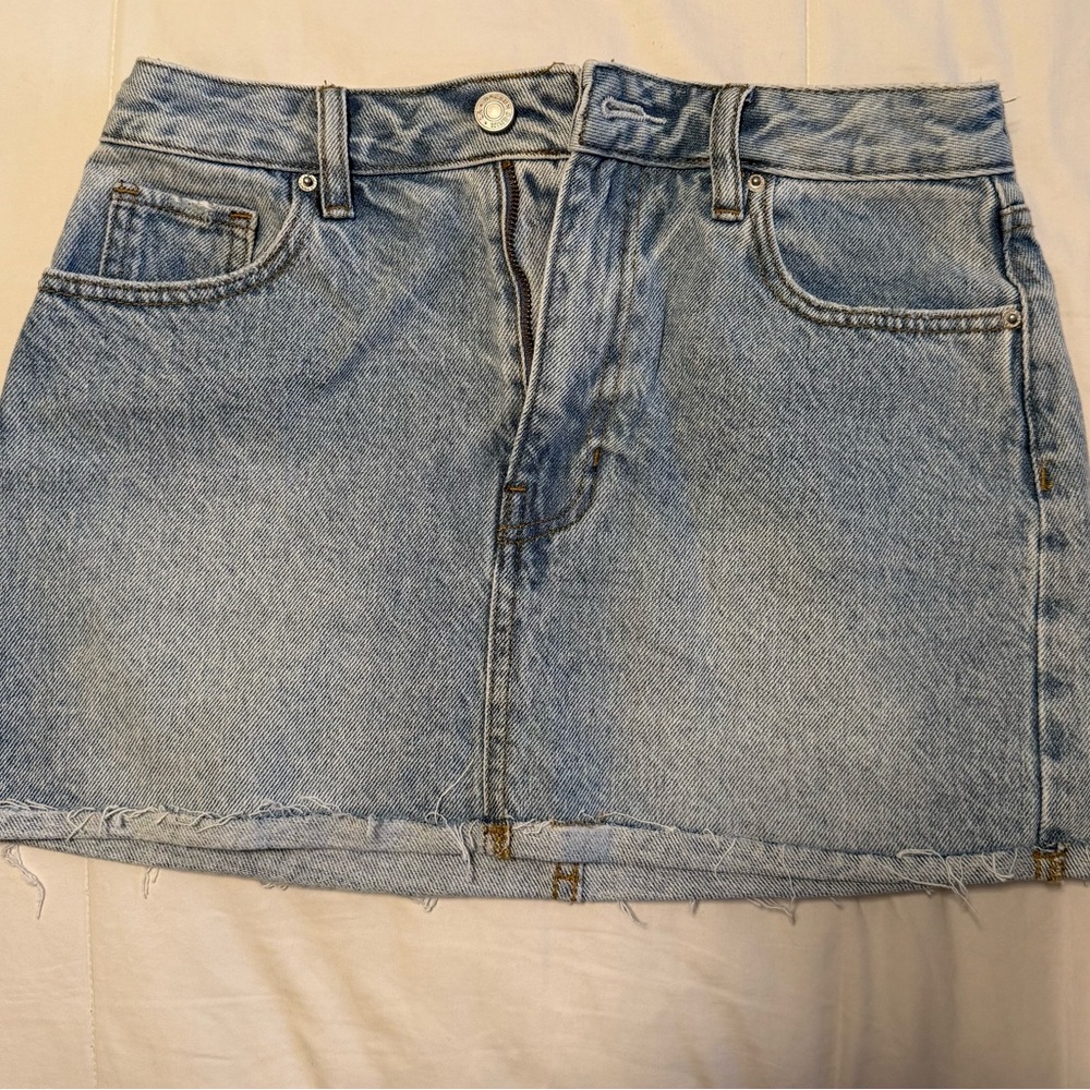 PacSun Blue Casual Mini Skirt